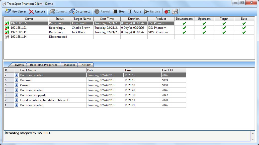 VDSL Phantom Capture
