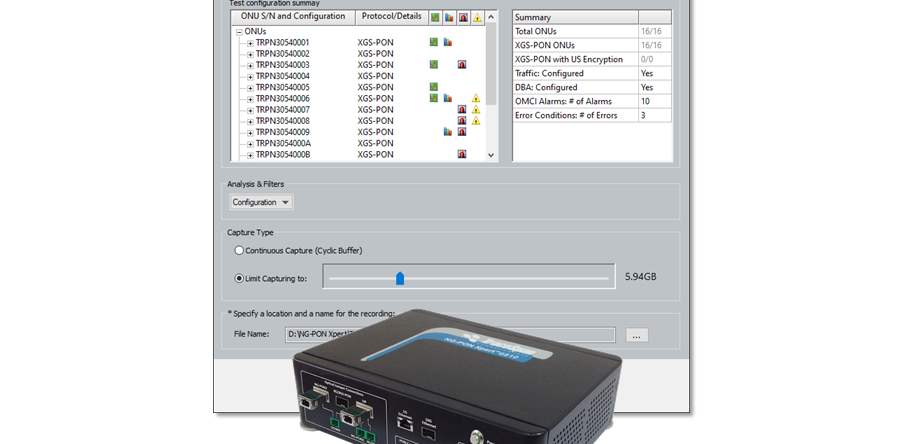 Multi-ONU Emulator